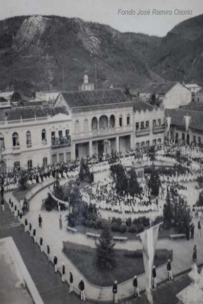 Vista Plaza principal Tegucigalpa